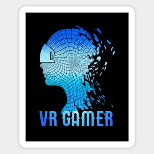 VR Gamer Virtual Reality Gift Magnet